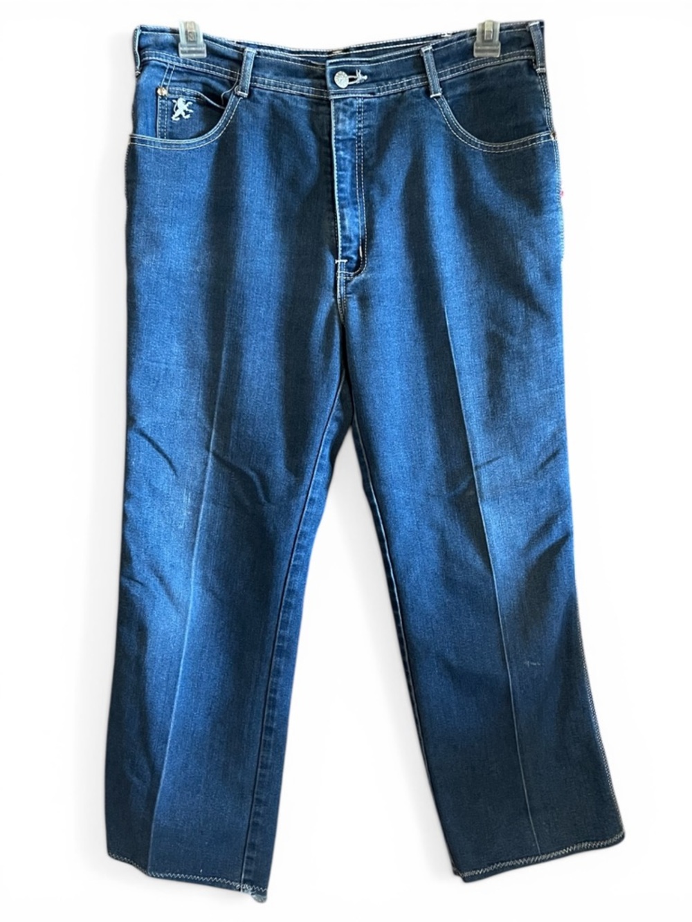 Braxton Vintage 80s Men’s 36 Blue Denim High Rise Straight Leg Jeans Pant